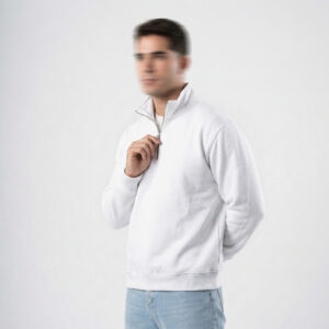 سويتر رجالي أبيض